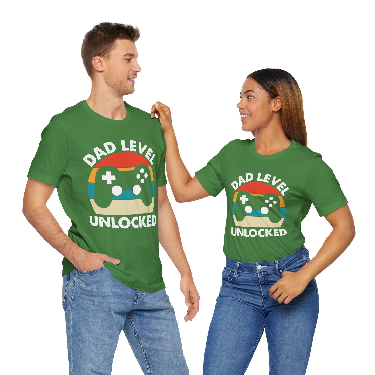 Dad Level Unlocked - Unisex Jersey Short Sleeve Tee - 13699