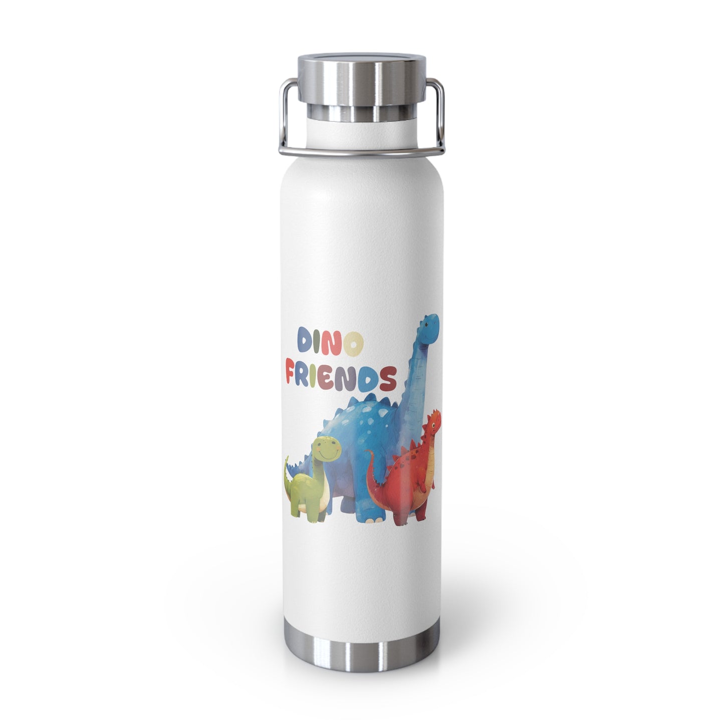 Kids: Dino Friends in Gobi - Copper Vacuum Insulated Bottle, 22oz