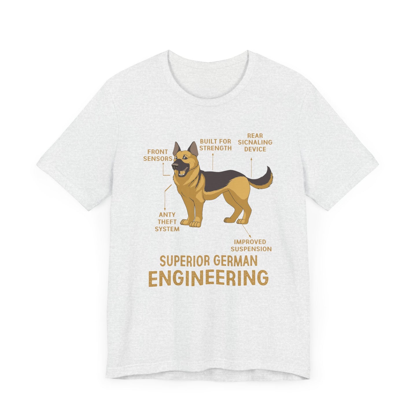 Engineer: Superior German Engineering - Unisex Jersey Short Sleeve Tee