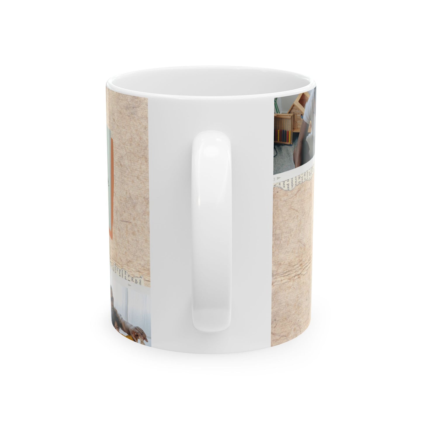 Home is Wherever Your Dad is, Ceramic Mug, Personalized Photo Coffee Cup - 14065