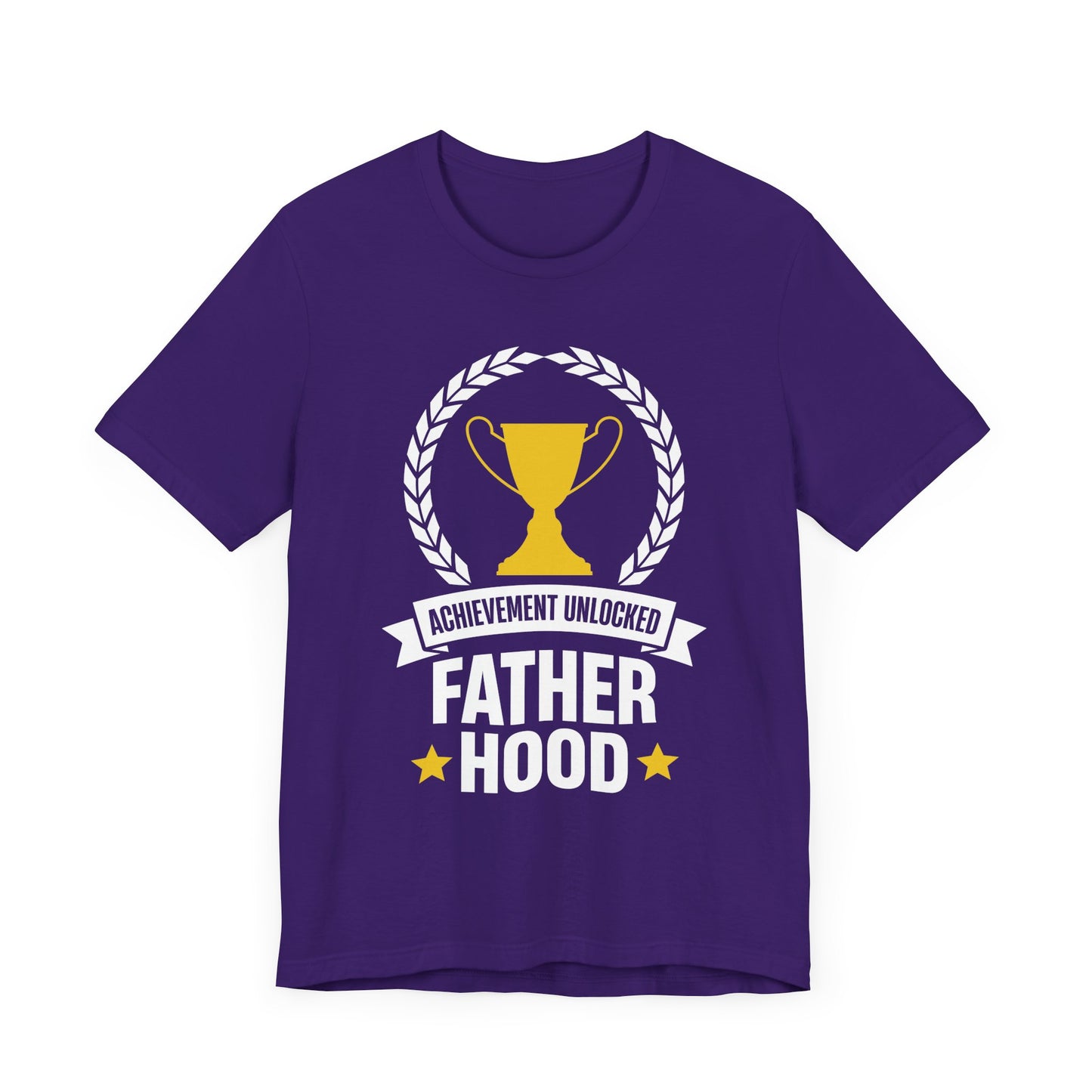Achievement Unlocked, Fatherhood - Unisex Jersey Short Sleeve Tee - 13726