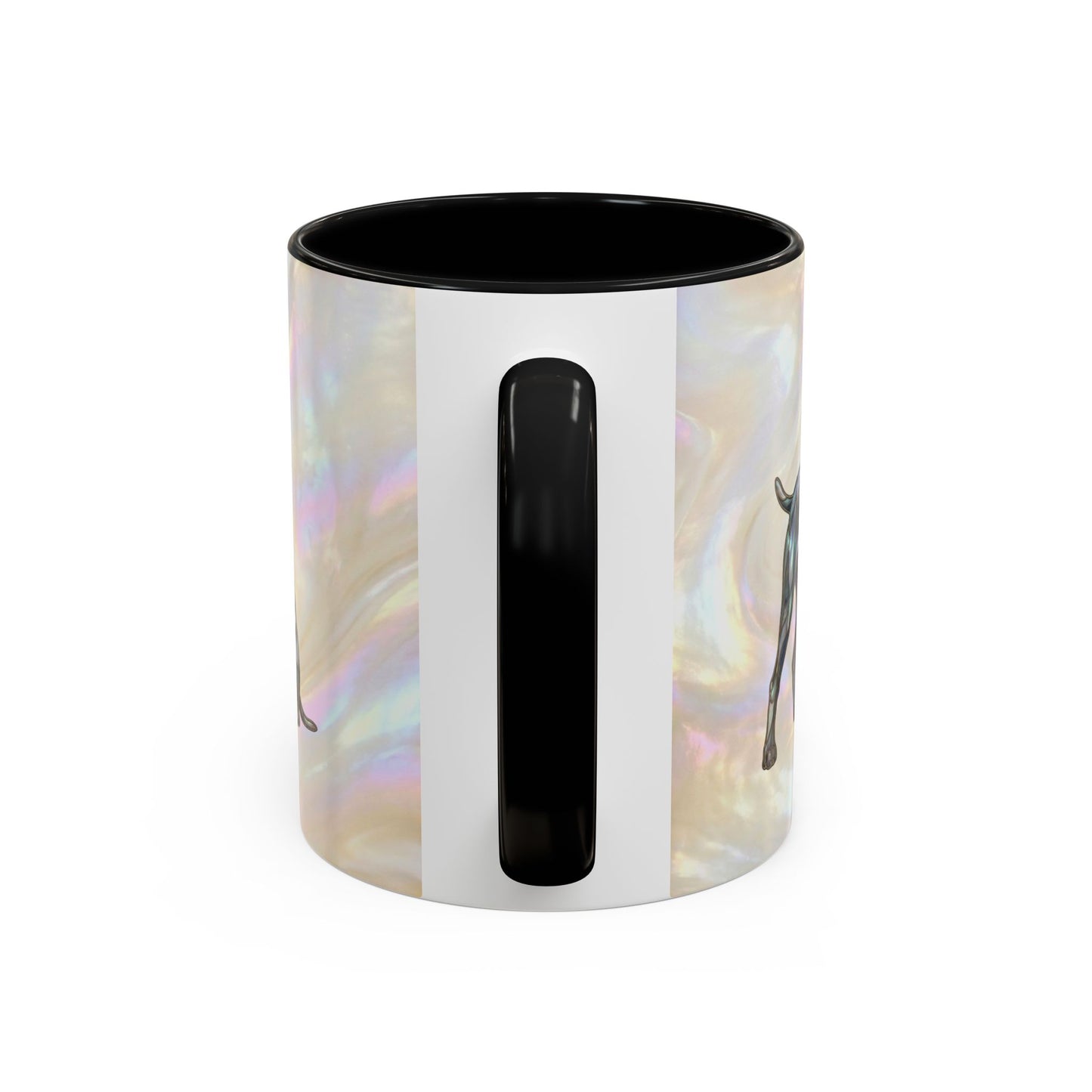 Weimaraner Accent Coffee Mug – Stained Glass Design 11/15oz - 14649