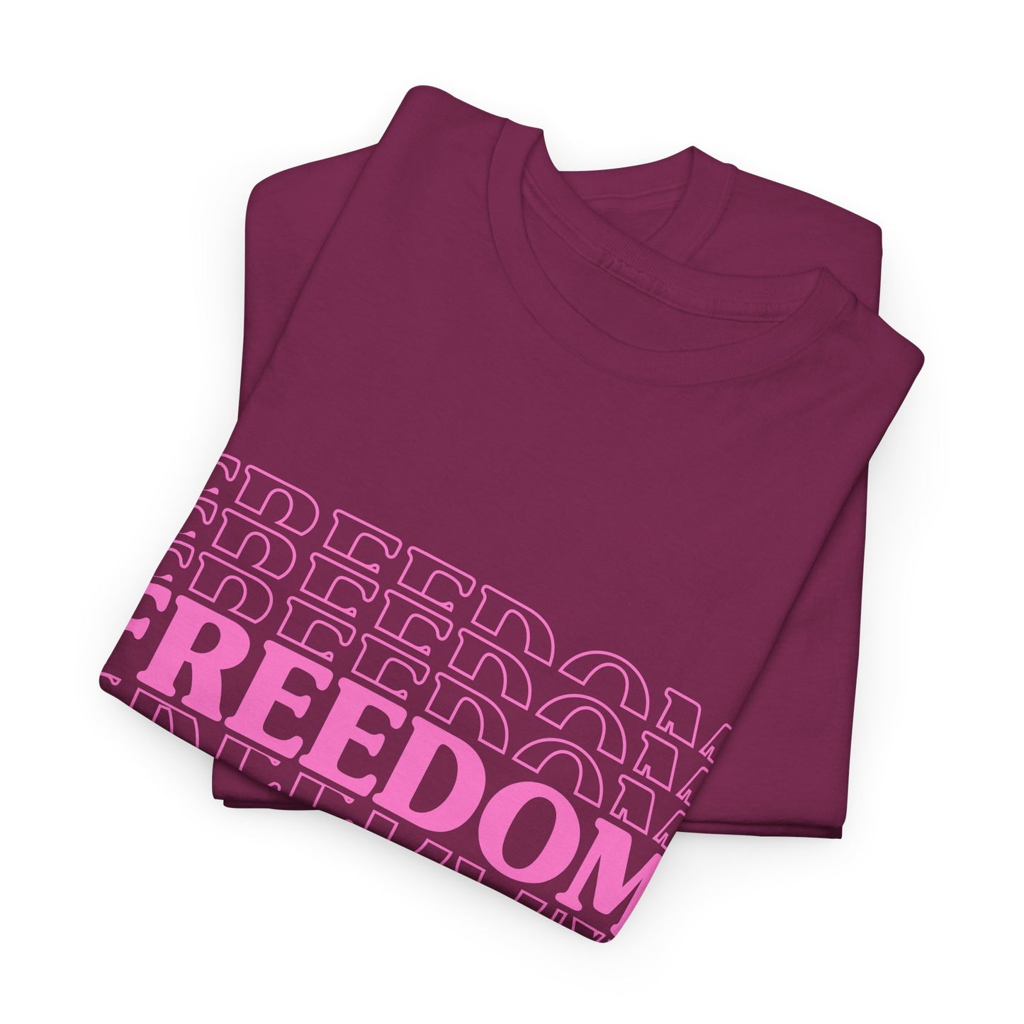 Bold Freedom Graphic Tee, Unisex Heavy Cotton Shirt, Casual Wear, Gift for Freedom Lovers, Statement T-Shirt, Everyday Essentials - 13518