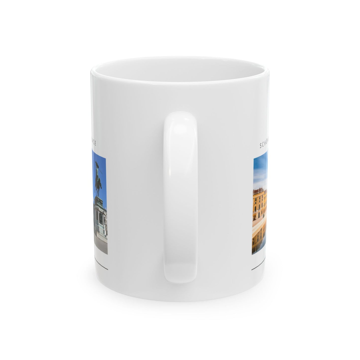 Hello Vienna! Scenic Ceramic Mug - 11oz & 15oz, Perfect for Travelers & Coffee Lovers - 12166
