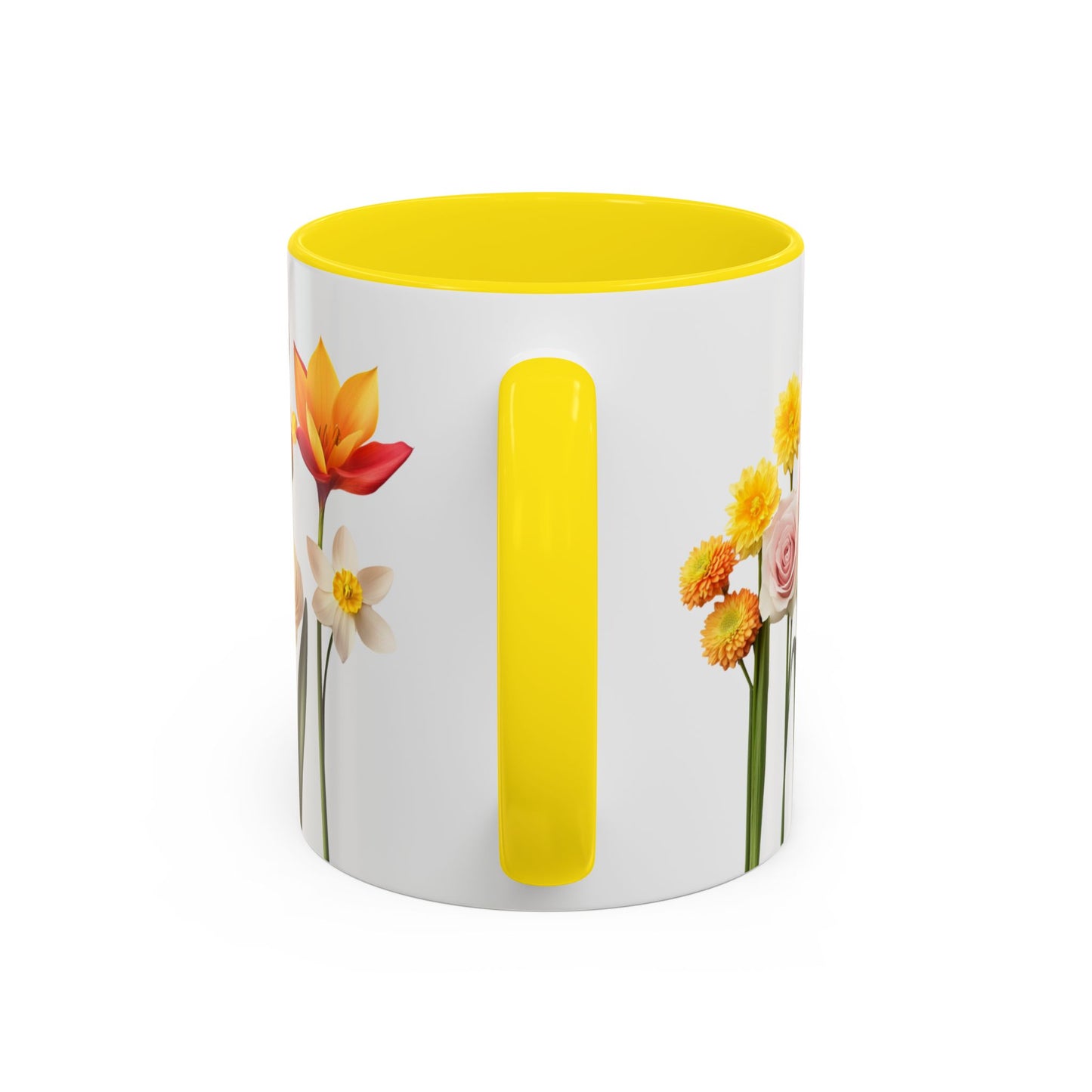 Bright Flowers - Accent Coffee Mug (11, 15oz) - 10400