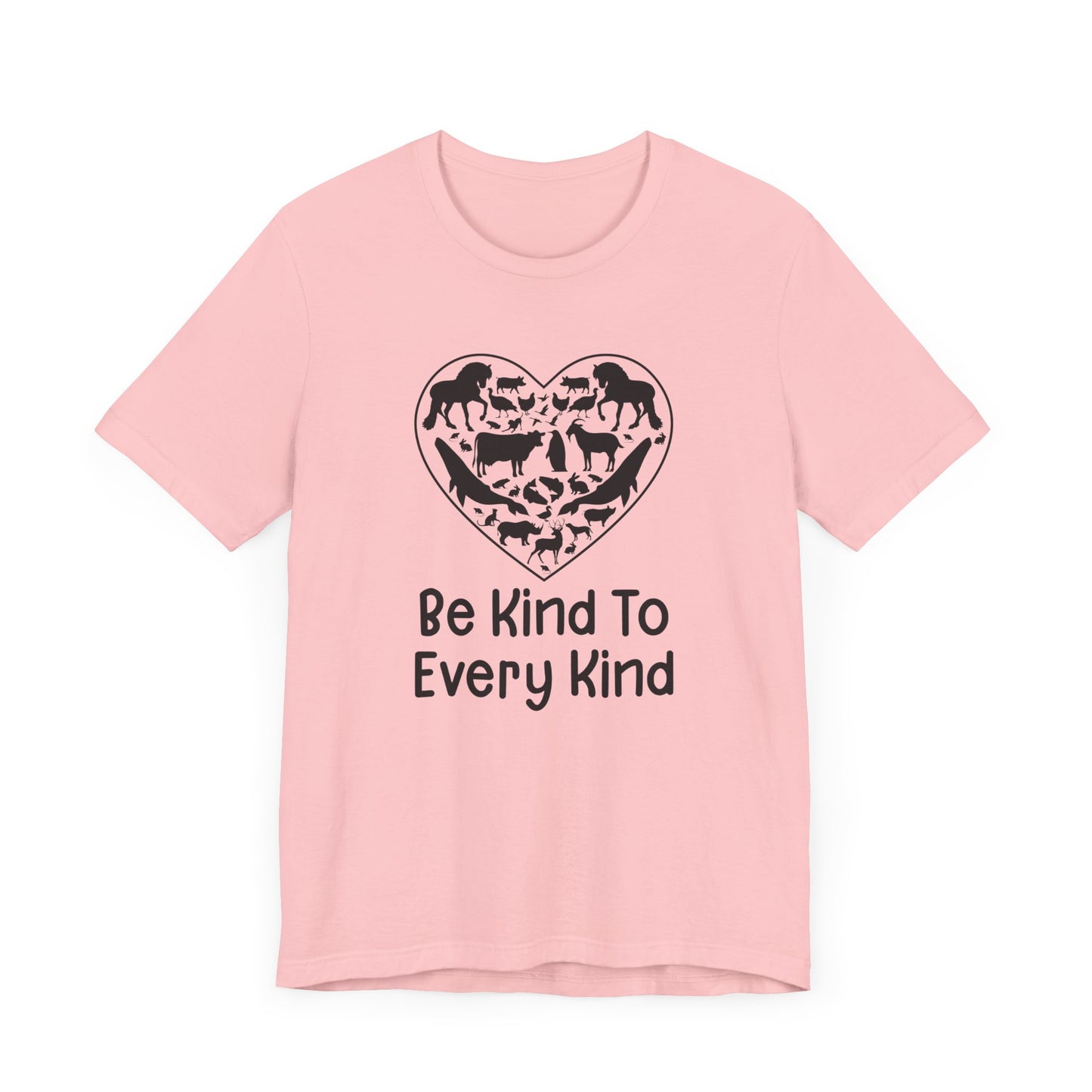 Vegan: Be Kind To Every Kind - Unisex Jersey Short Sleeve Tee