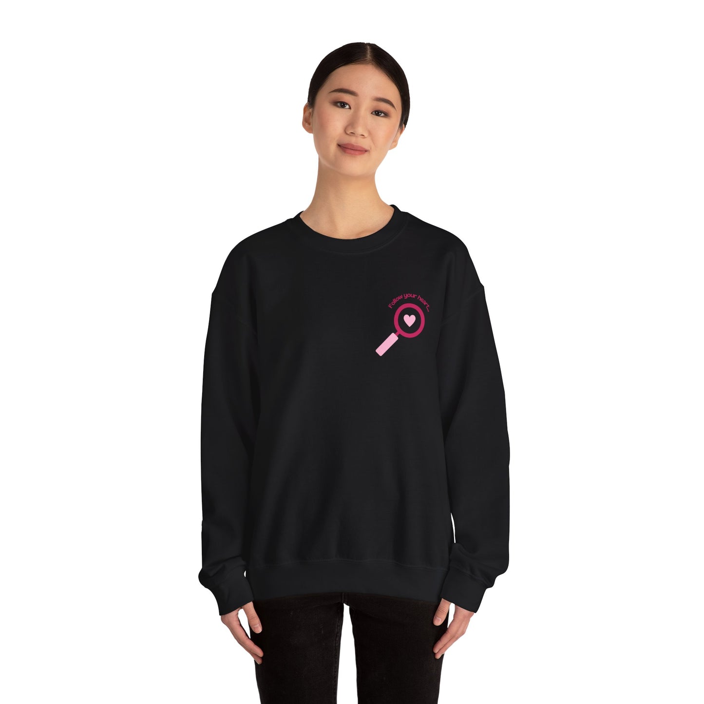 Follow Your Heart - Unisex Heavy Blend™ Crewneck Sweatshirt - 11621