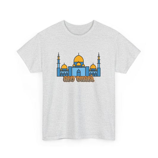 Abu Dhabi Unisex Heavy Cotton Tee - Stylish Travel T-Shirt - 12182