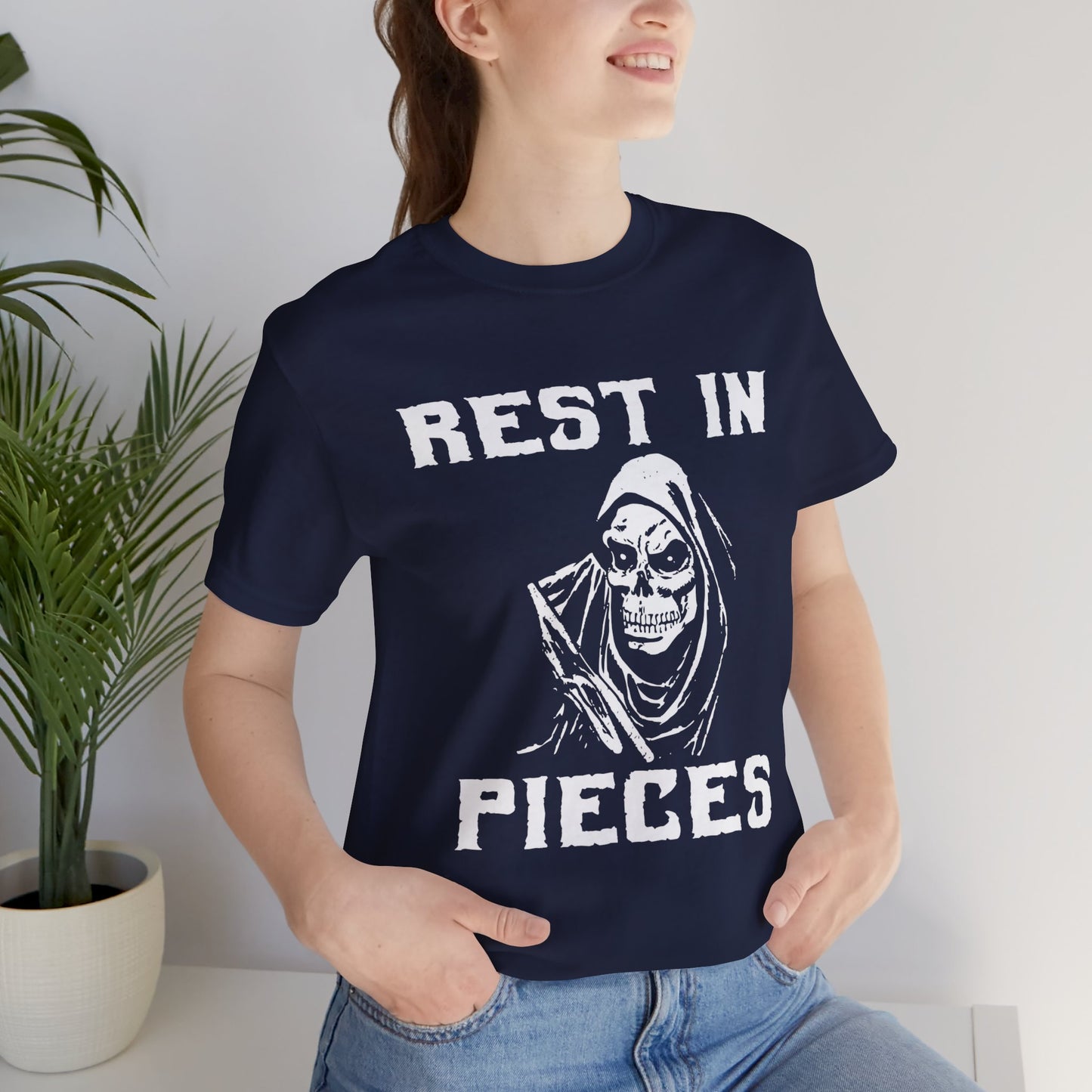 Halloween: Rest In Pieces - Unisex Jersey Short Sleeve Tee