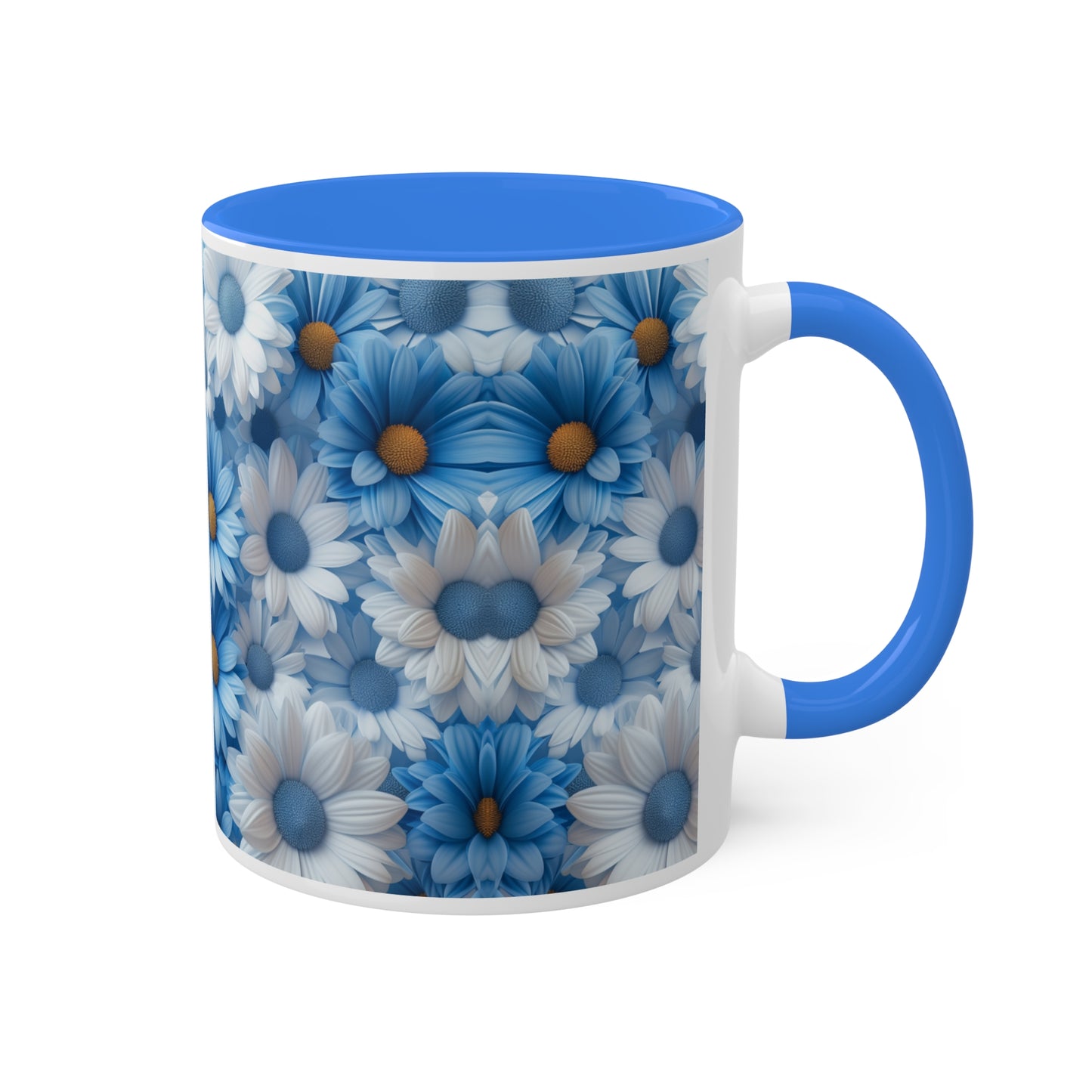 Peaceful blue blossoms - Colorful Mugs, 11oz