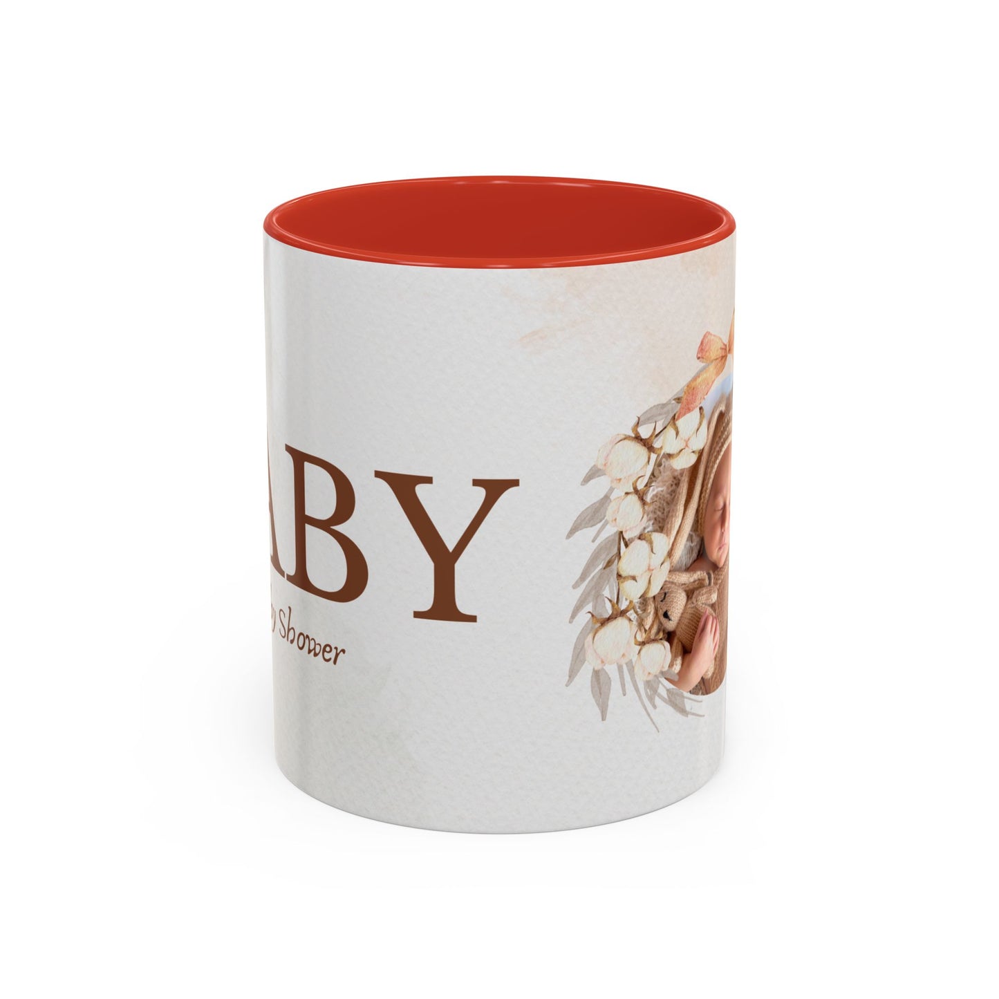 Oh Baby, Samira's Baby Shower, Customizable - Accent Coffee Mug (11, 15oz) - 10882