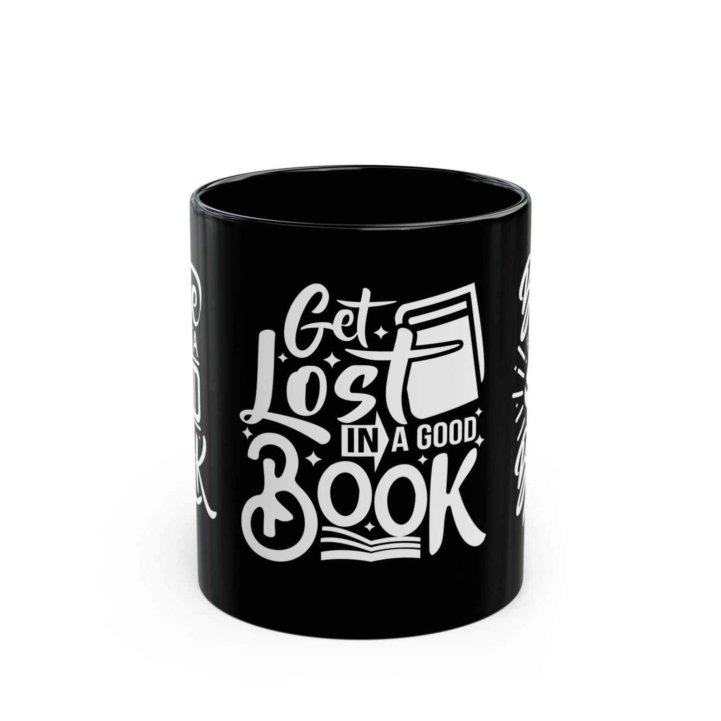 Get Lost in A Good Book - Black Mug (11oz, 15oz) - 10689