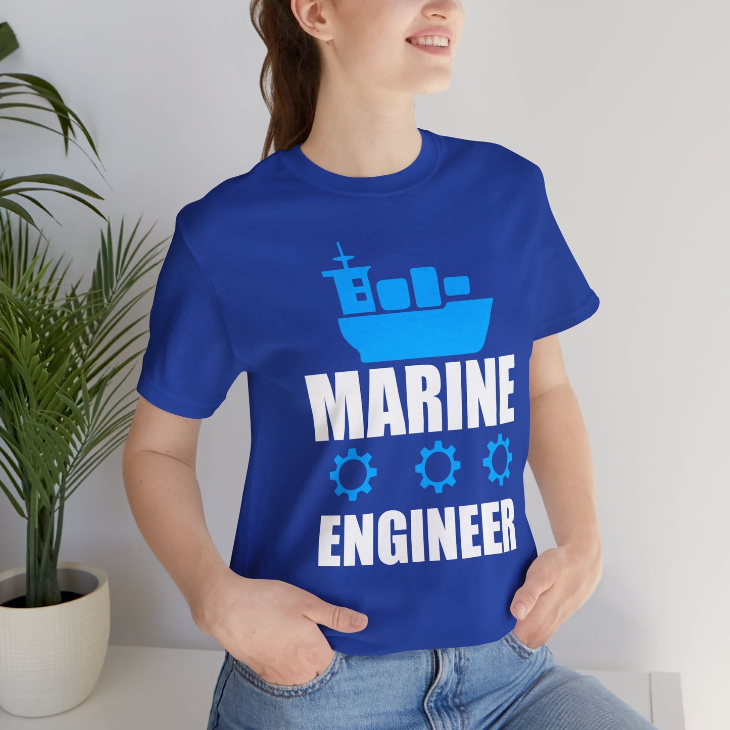 Marine Engineer - Unisex Jersey Short Sleeve Tee - 13667