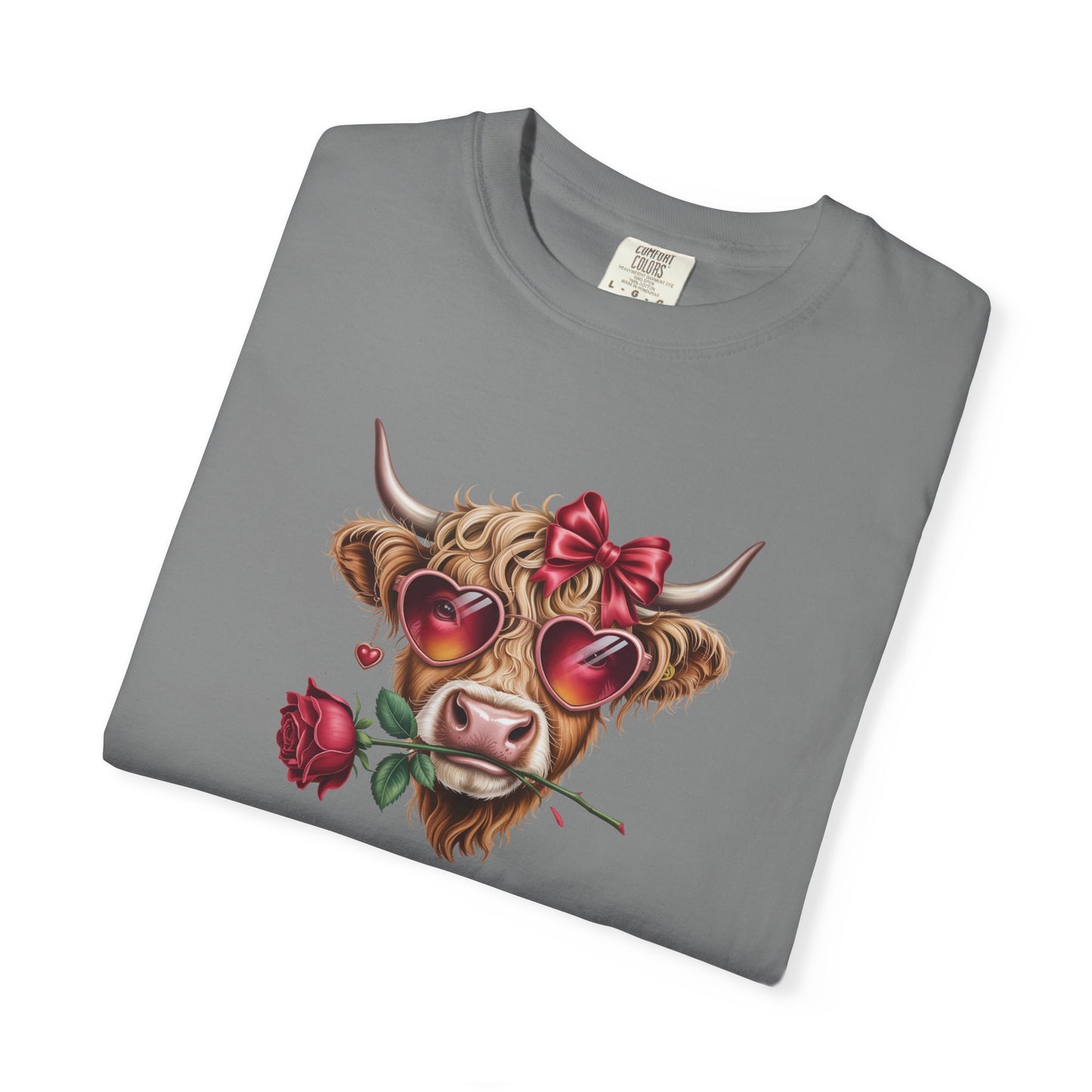 Love You Moo-re Valentine Graphic T-Shirt — Custom Placement & Size, Couple Gift - 14750