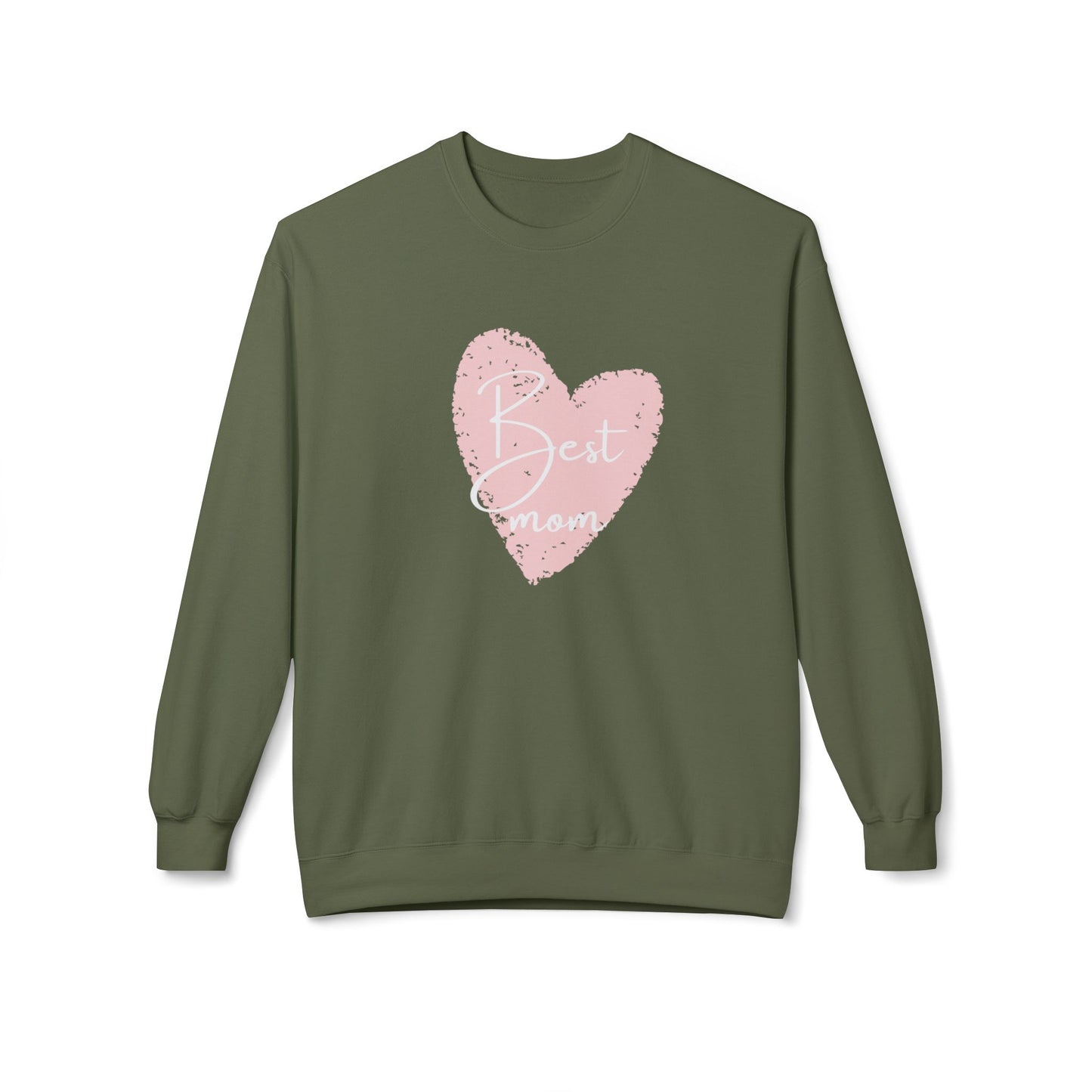 Best Mom - Unisex Midweight Softstyle Fleece Crewneck Sweatshirt - 11804