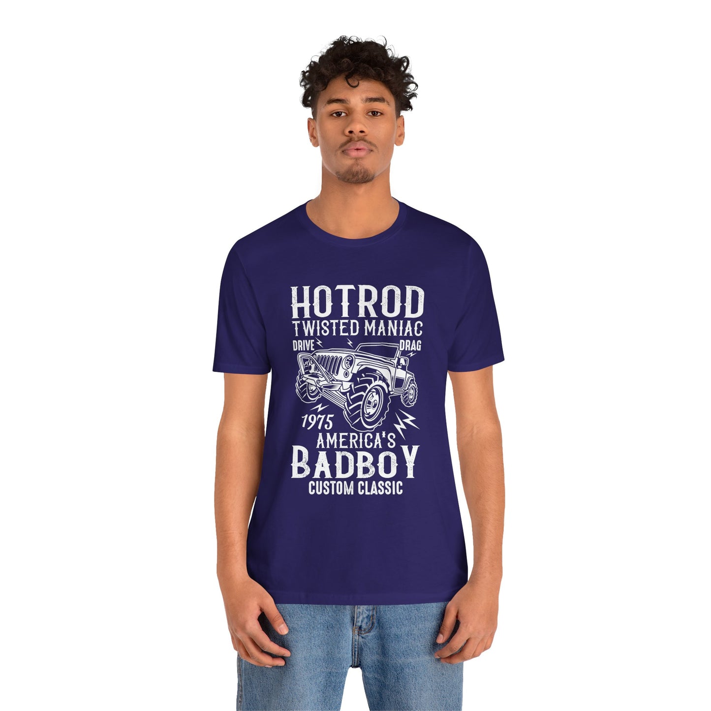 HotPod, Twisted Maniac, 1975 America's Badboy, Custom Classic - Unisex Jersey Short Sleeve Tee - 12576