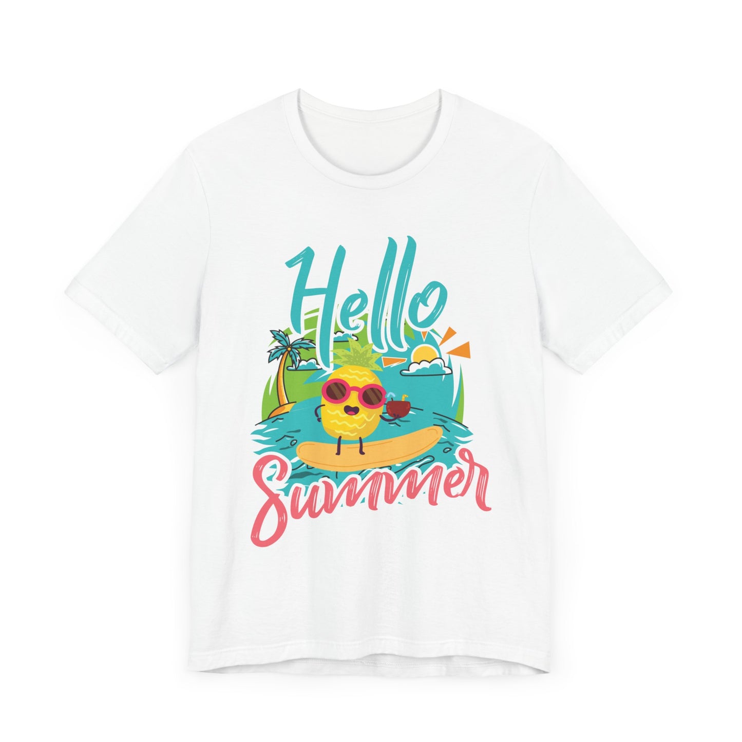 Hello Summer - Unisex Jersey Short Sleeve Tee - 13088