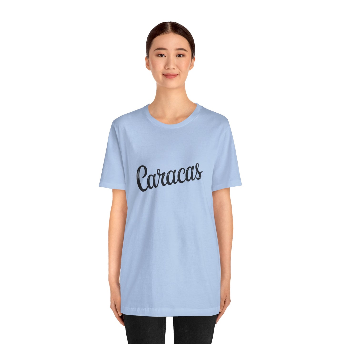 Caracas Unisex Jersey Short Sleeve Tee - Casual Graphic T-Shirt for Everyday Wear - 12270
