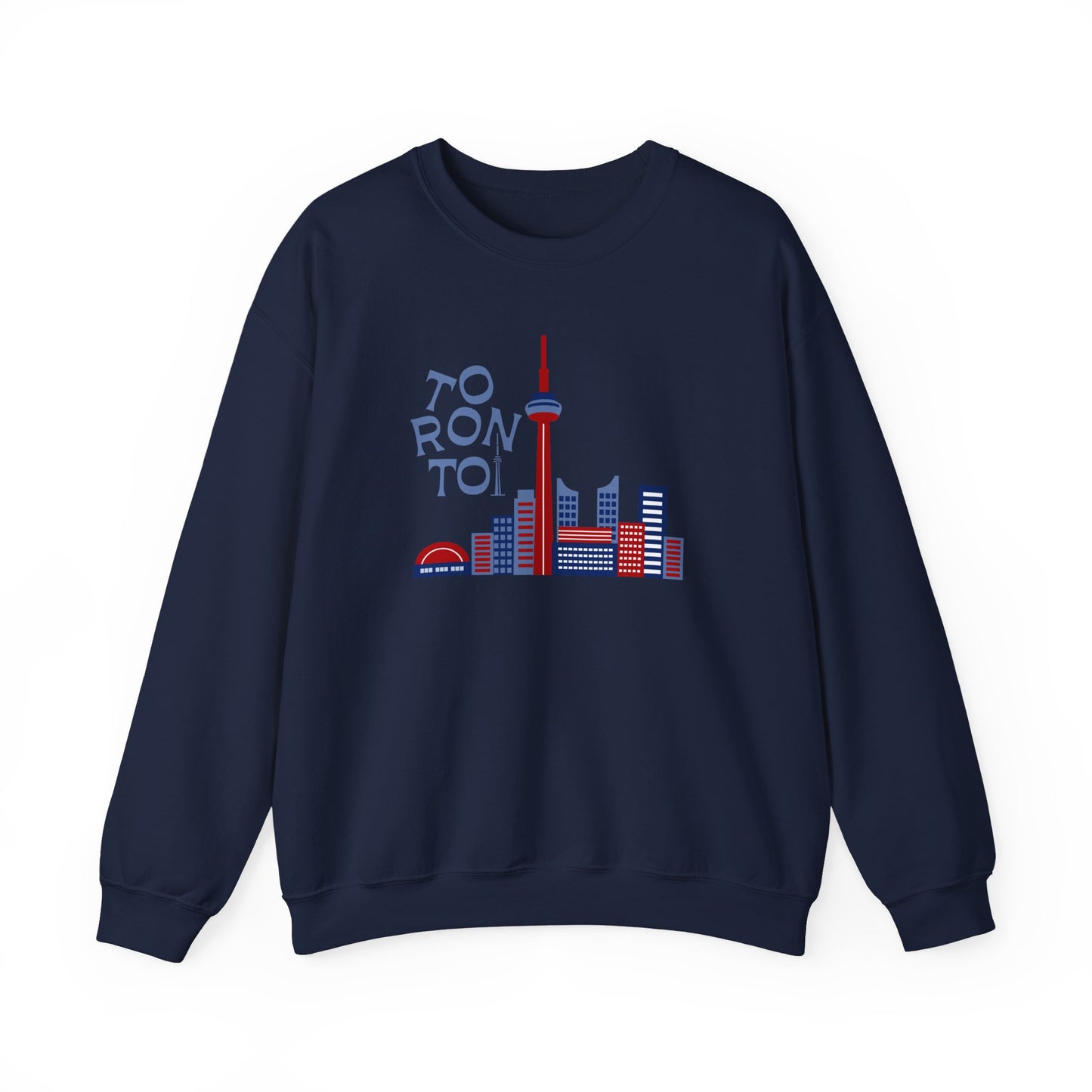 Toronto Skyline Unisex Crewneck Sweatshirt - Cozy Graphic Pullover - 12125