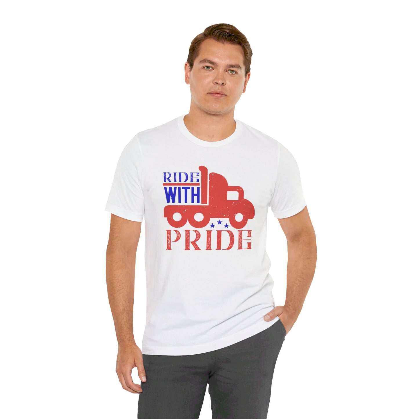 Ride With Pride - Unisex Jersey Short Sleeve Tee