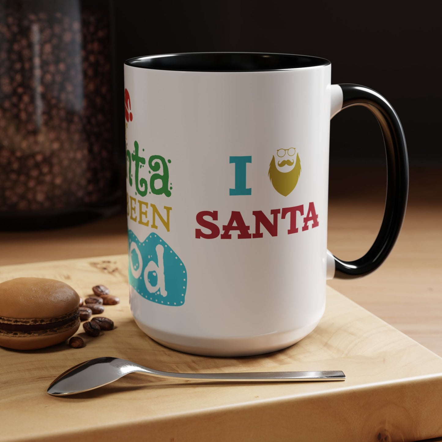 Dear Santa, I've Been Good - Accent Coffee Mug (11, 15oz)