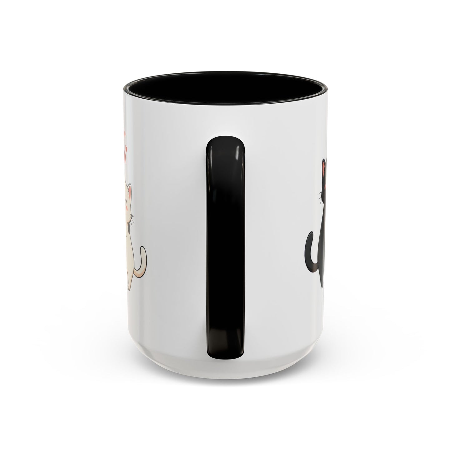 Cute Cats Personalized Mug — Custom Names & Established Date | Couple Valentine Gift (11oz / 15oz) - 14752