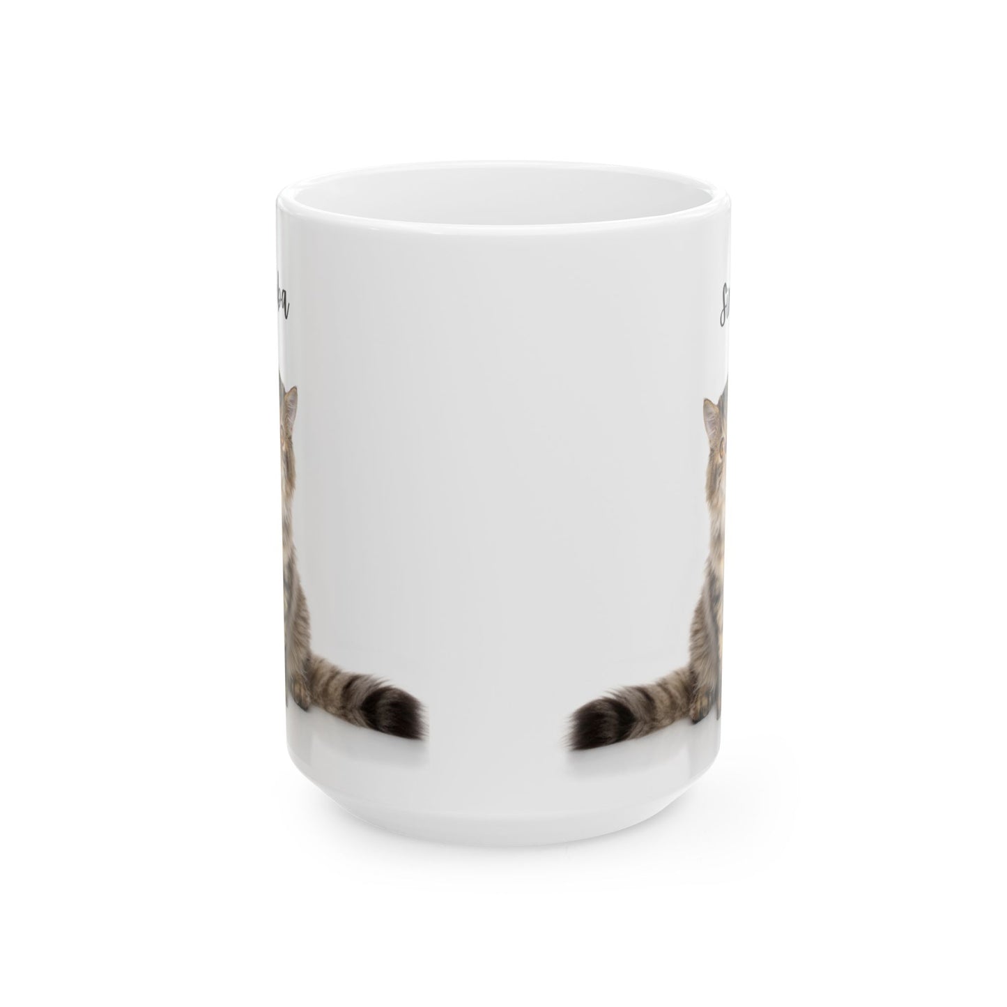 Cozy Cat Ceramic Mug - Perfect Gift for Cat Lovers, Coffee Enthusiasts, Pet Owners, Birthday, and Home Decor - 14198