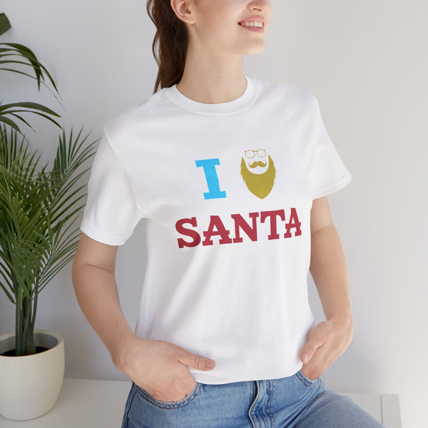 Christmas: I Love Santa - Unisex Jersey Short Sleeve Tee