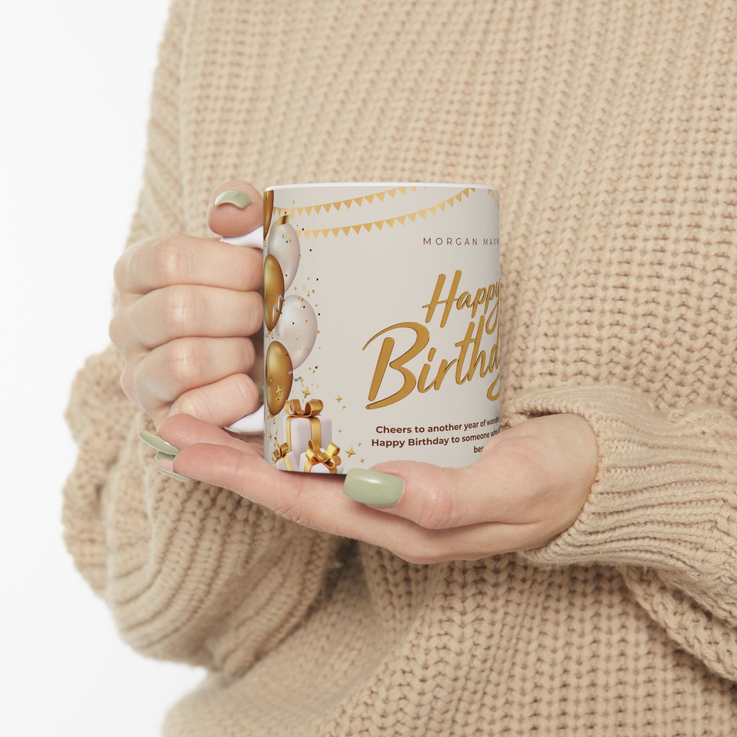 Happy Birthday Ceramic Mug, (11oz, 15oz) - 13983