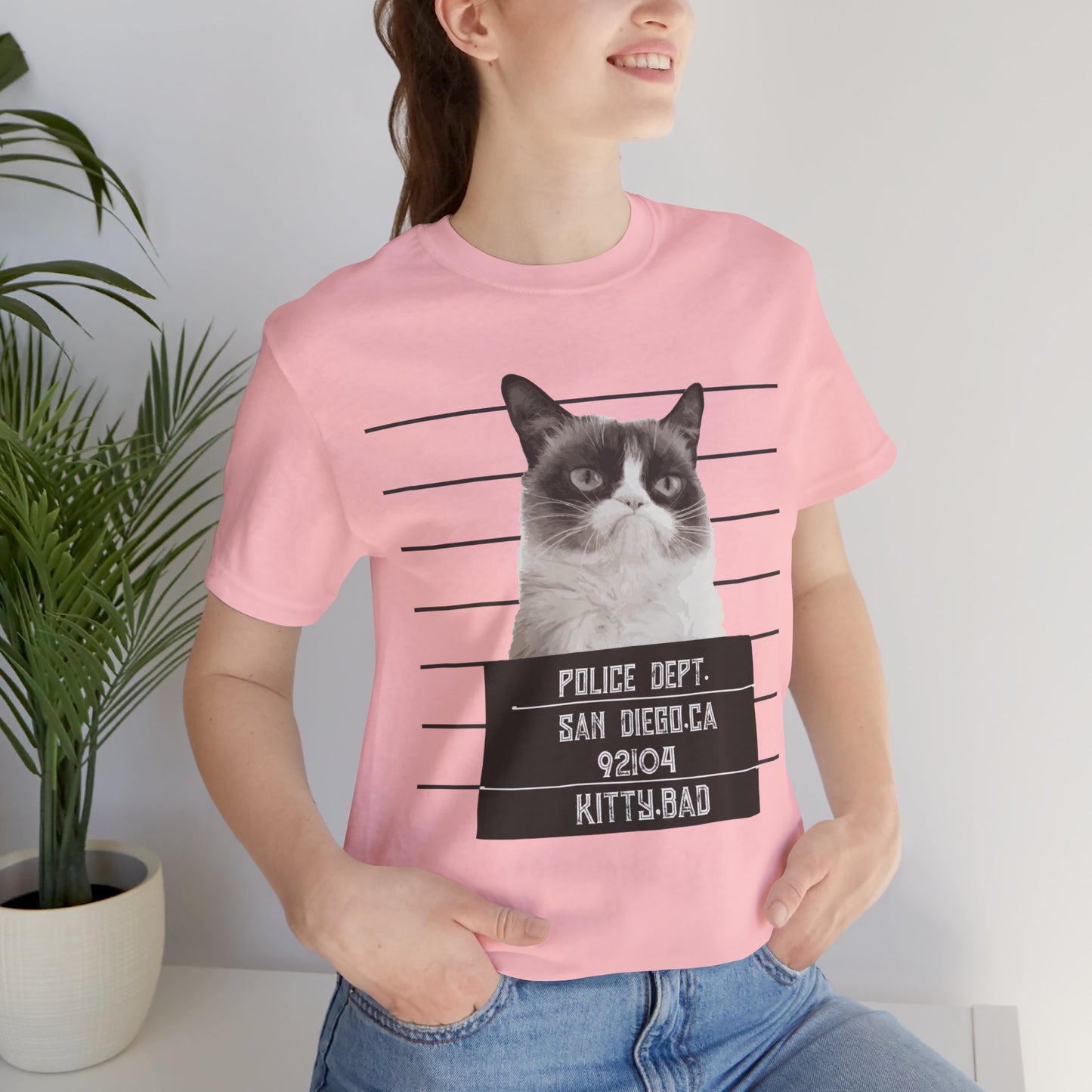 Oops, I Cat It Again - Unisex Jersey Short Sleeve Tee