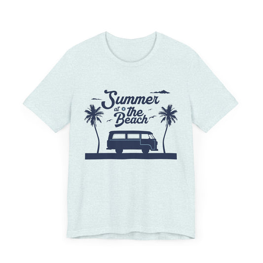 Summer At The Beach - Unisex Jersey Short Sleeve Tee - 13136
