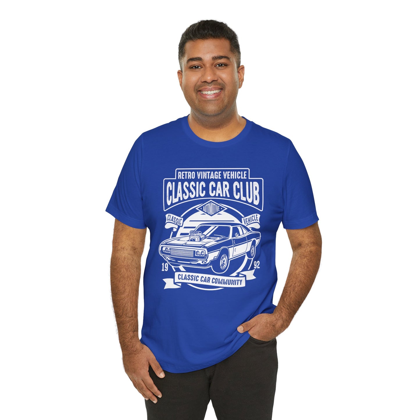 Retro Vintage Vehicle - Unisex Jersey Short Sleeve Tee - 12698
