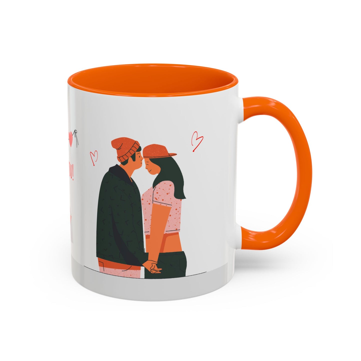 I love You - Accent Coffee Mug (11, 15oz) - 11136