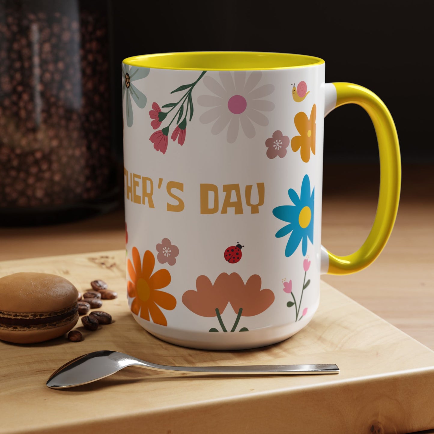 Floral Happy Mother's Day Coffee Mug - 11oz & 15oz - 11915