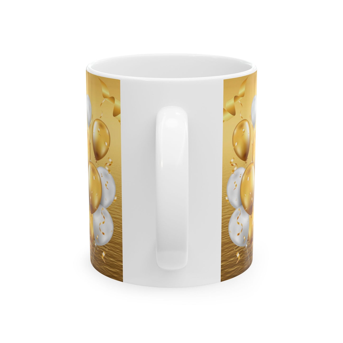 Personalized Birthday Mug, Customizable Gift for Tea & Coffee Lovers, Celebration Ceramic Mug - 13993