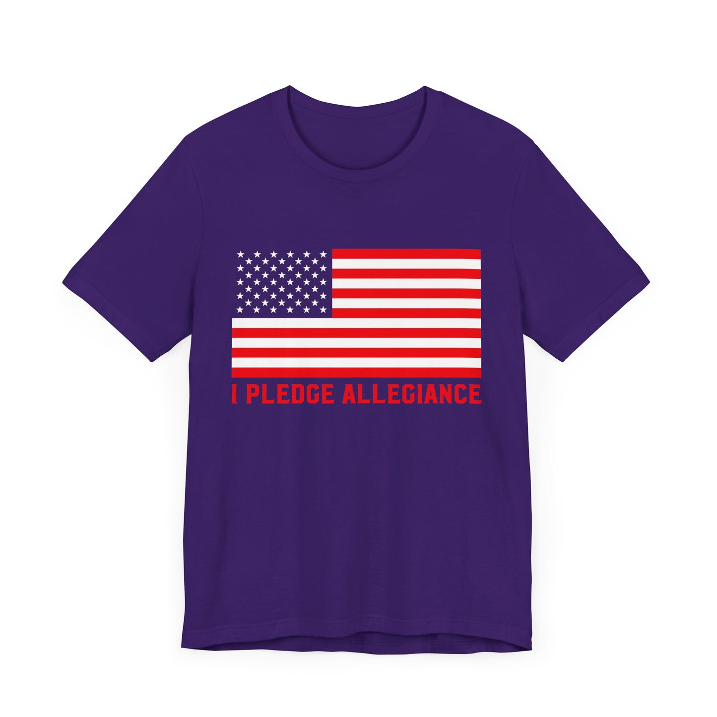 Patriotic Pledge Tee, Unisex T-Shirt for Celebrating Freedom, Independence Day Shirt Gift for Patriots - 13697