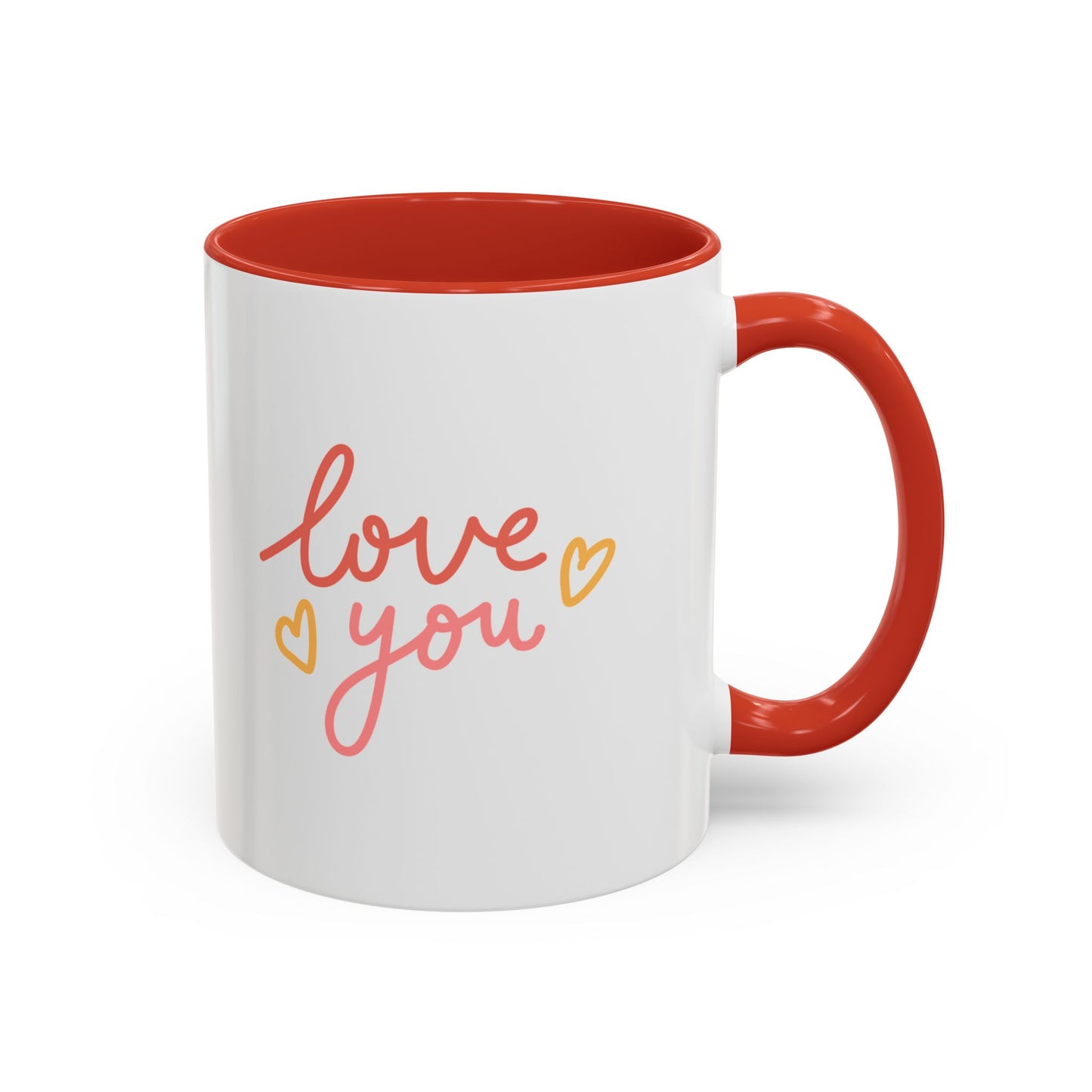 Love You - Accent Coffee Mug (11, 15oz) - 11190