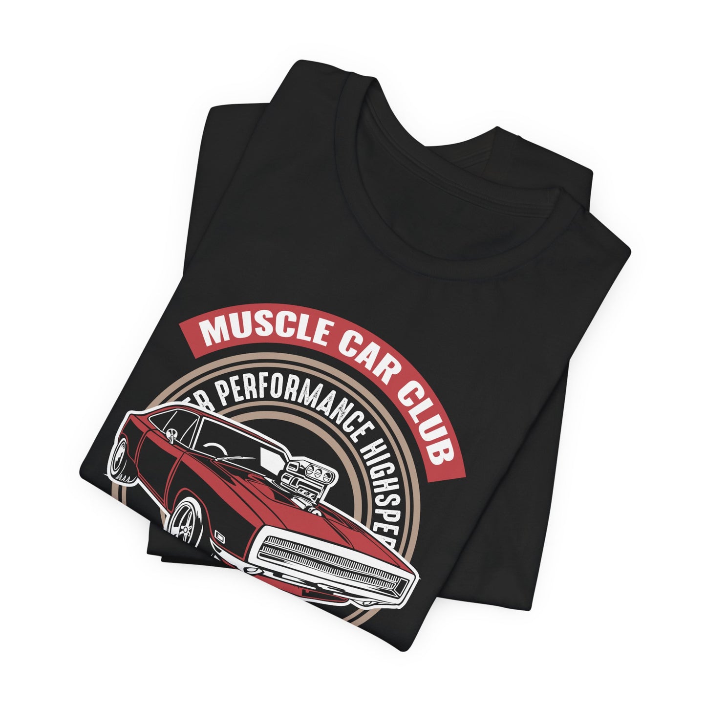 Muscle Car Club, Fully Custom Engine - Unisex Jersey Short Sleeve Tee