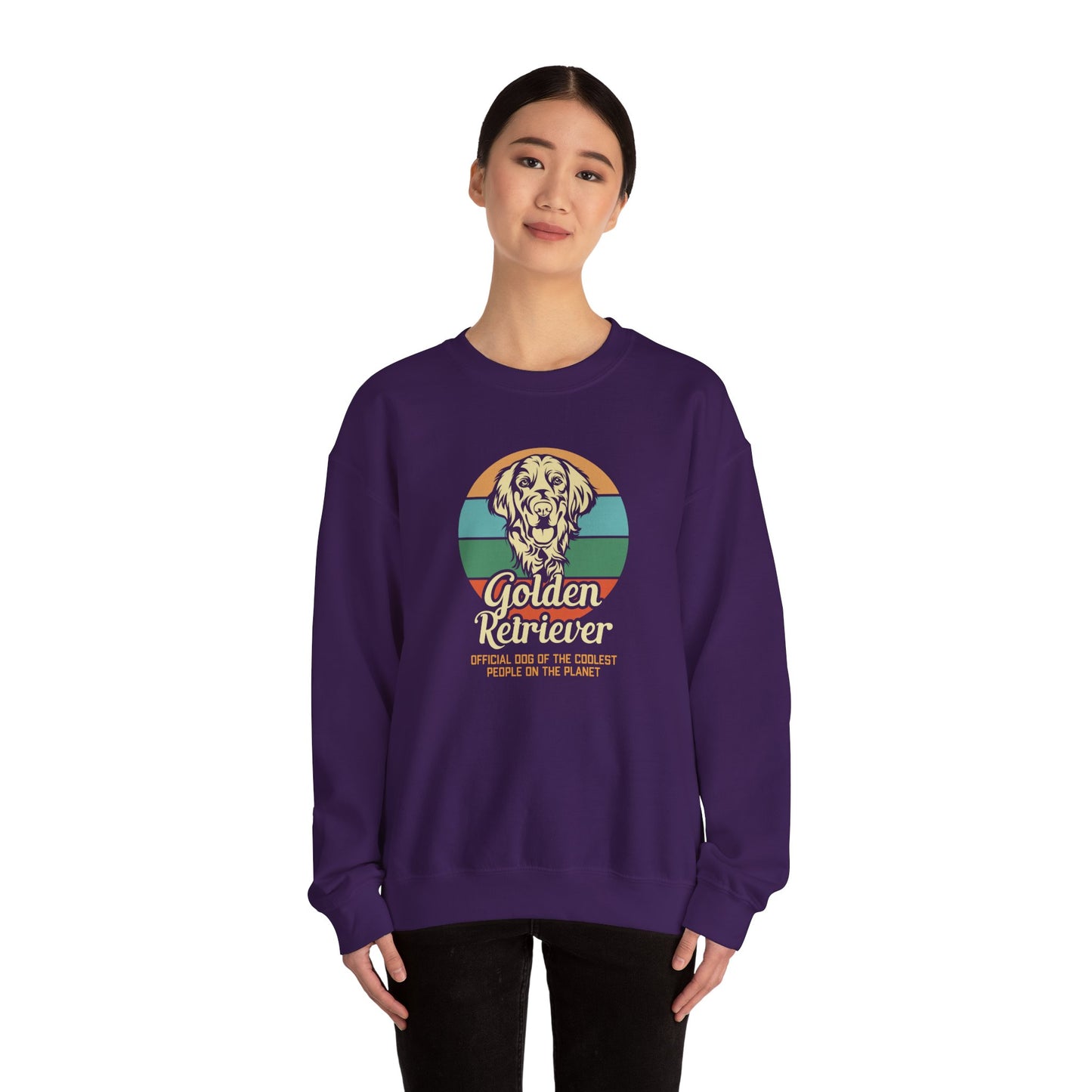 Golden Retriever - Official Dog of the Coolest People on the Planet - Unisex Heavy Blend™ Crewneck Sweatshirt