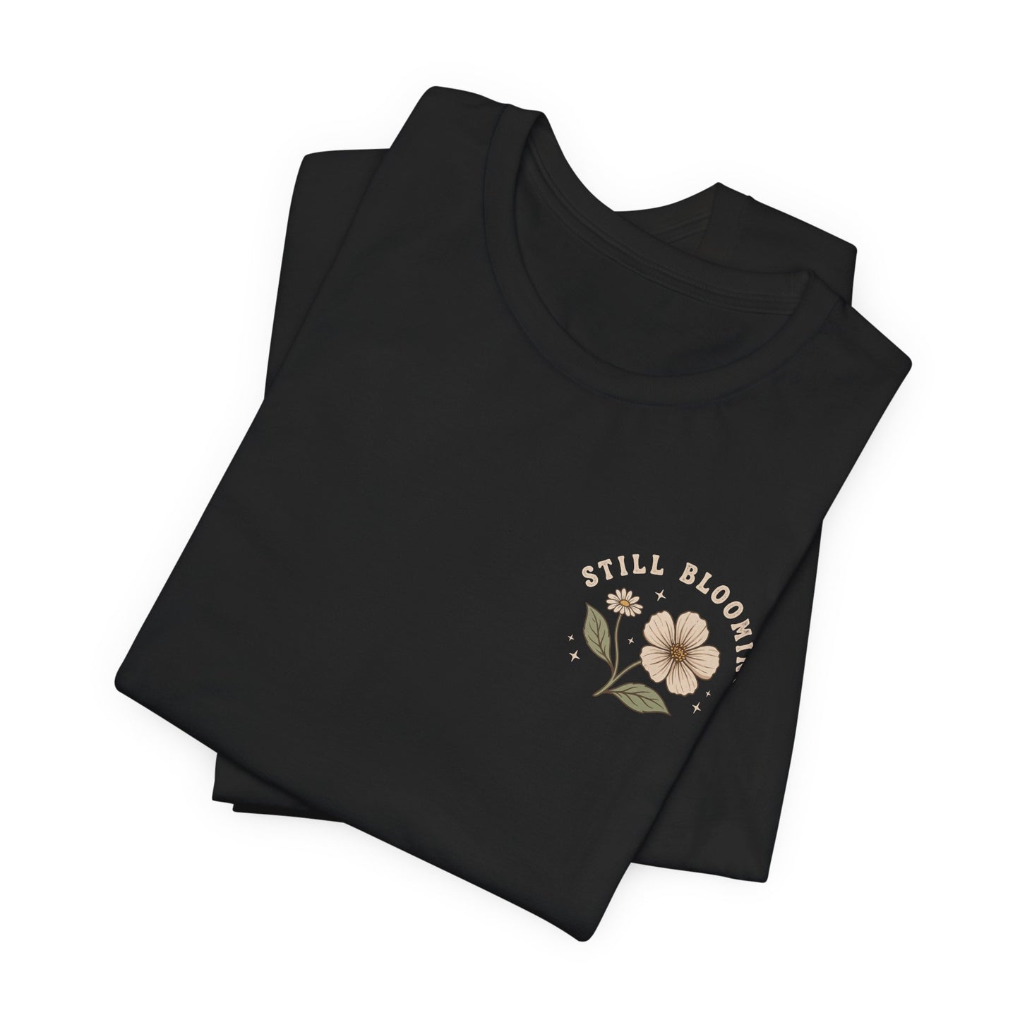Still Blooming Floral T-Shirt, Retro Botanical Graphic Tee - 14956