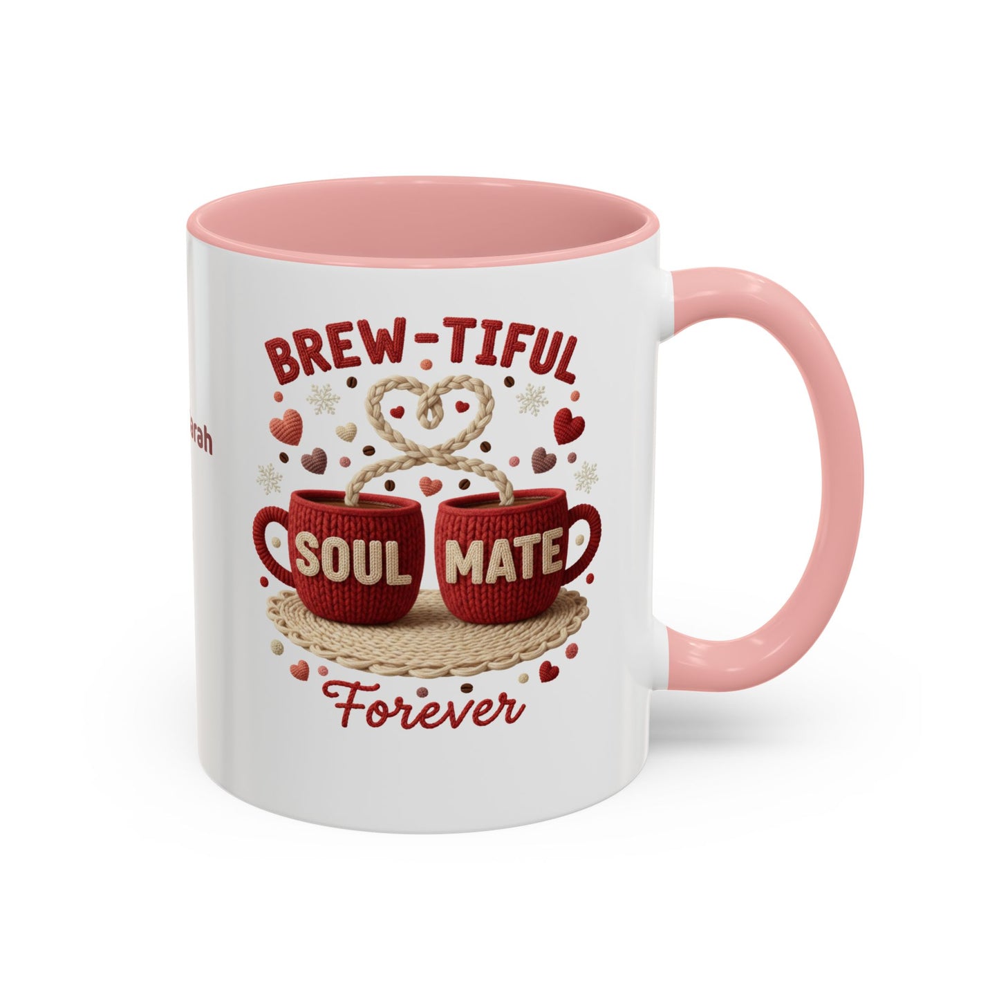 Brew-tiful Soulmates Forever Personalized Mug — Custom Names & Established Date (11oz / 15oz) - 14746