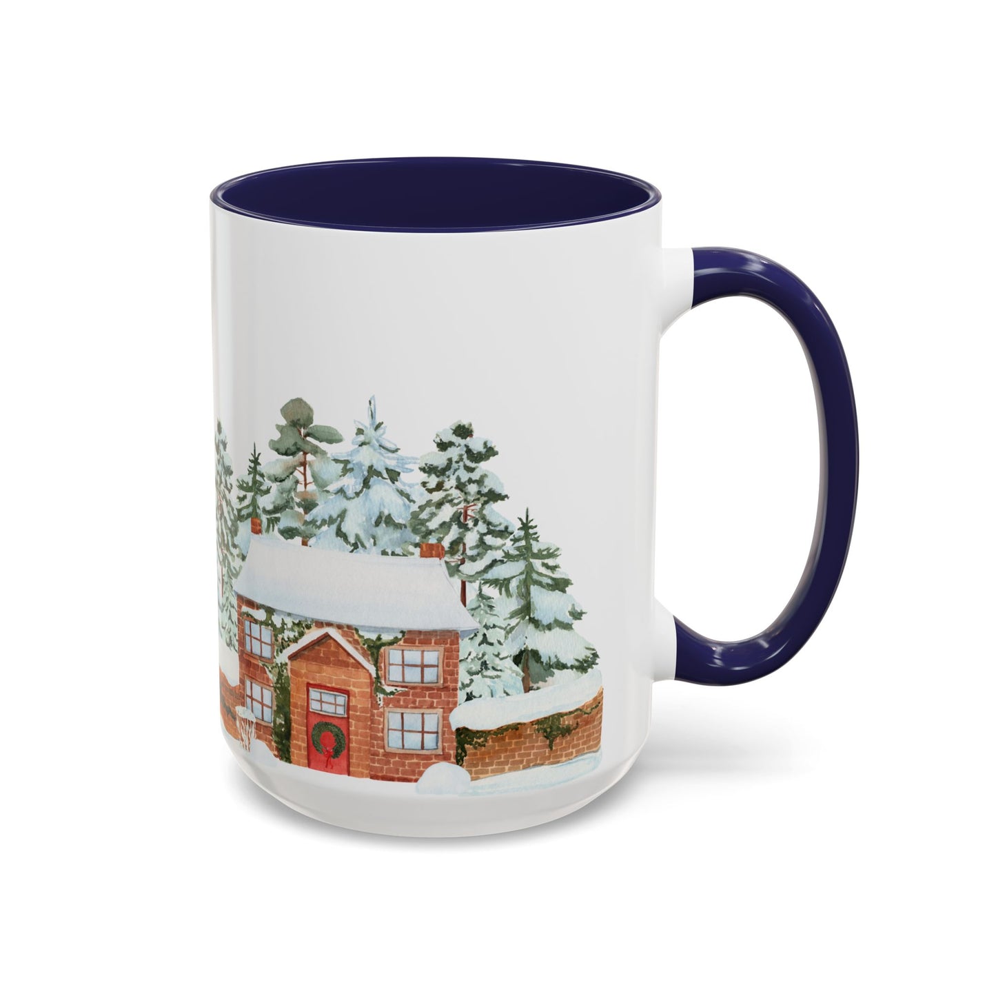 Christmas Houses - Accent Coffee Mug (11, 15oz) - 10456