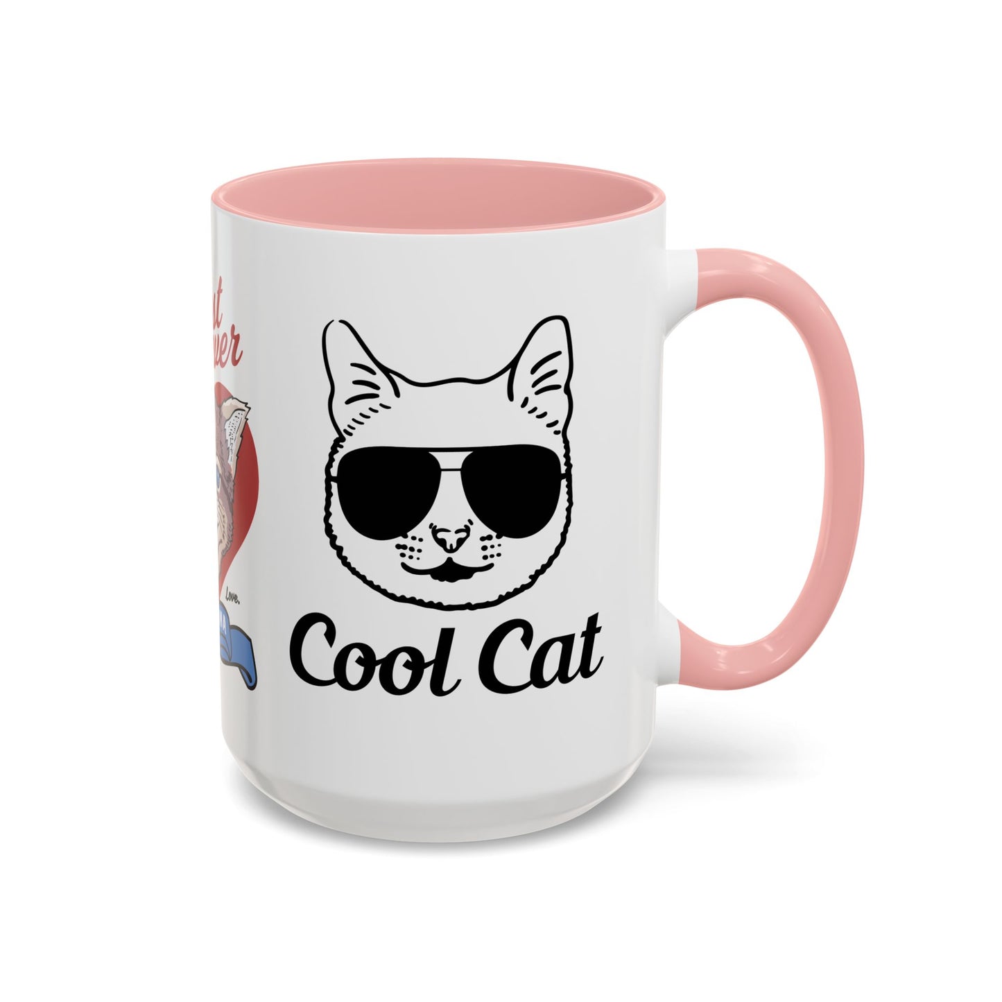 Best Ever Cat Mama - Accent Coffee Mug (11, 15oz)