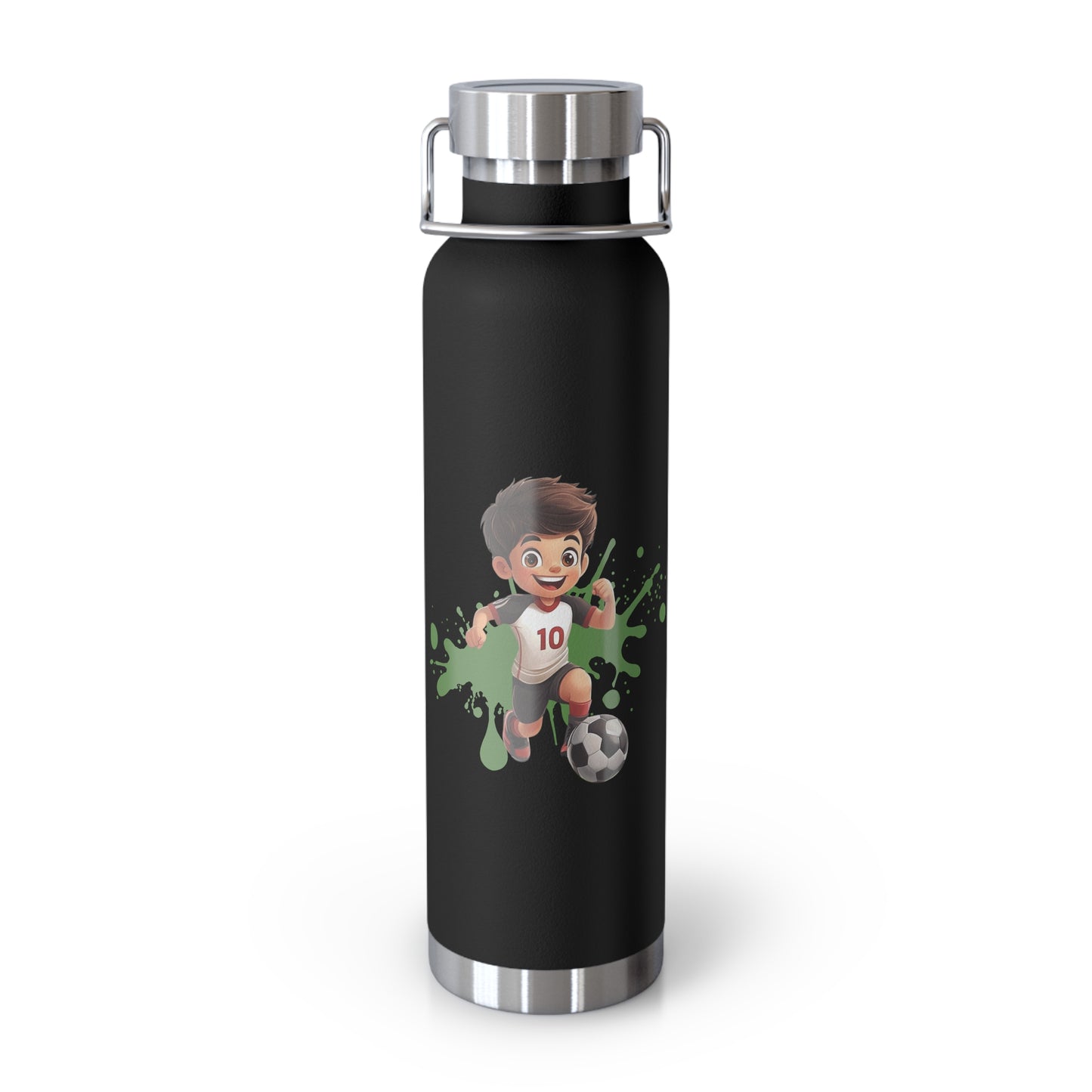 Kids: Soccer - Copper Vacuum Insulated Bottle, 22oz - 11433