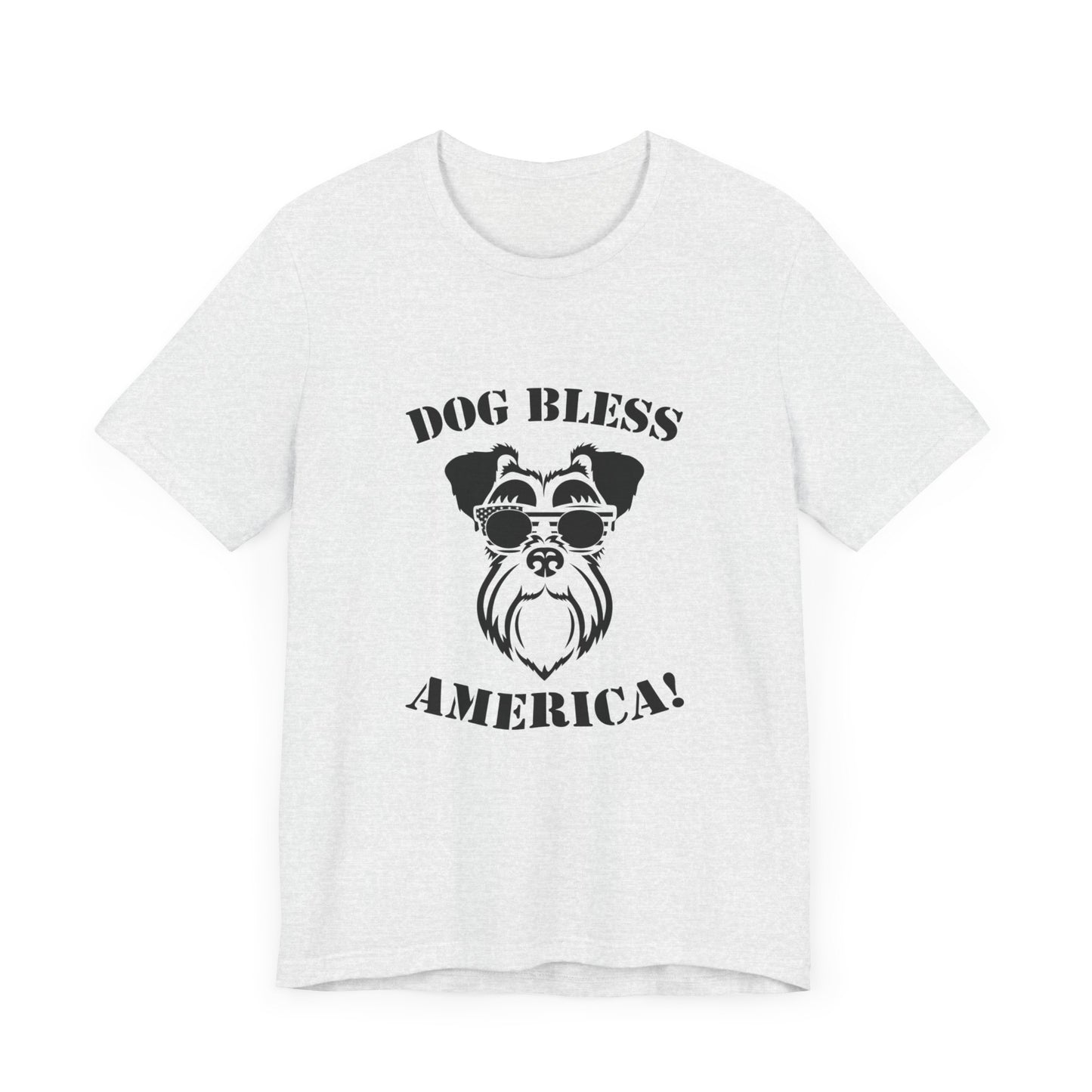 Dog Bless America! - Unisex Jersey Short Sleeve Tee