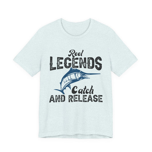 Fishing:  Reel Legends Catch & Release - Unisex Jersey Short Sleeve Tee - 14015