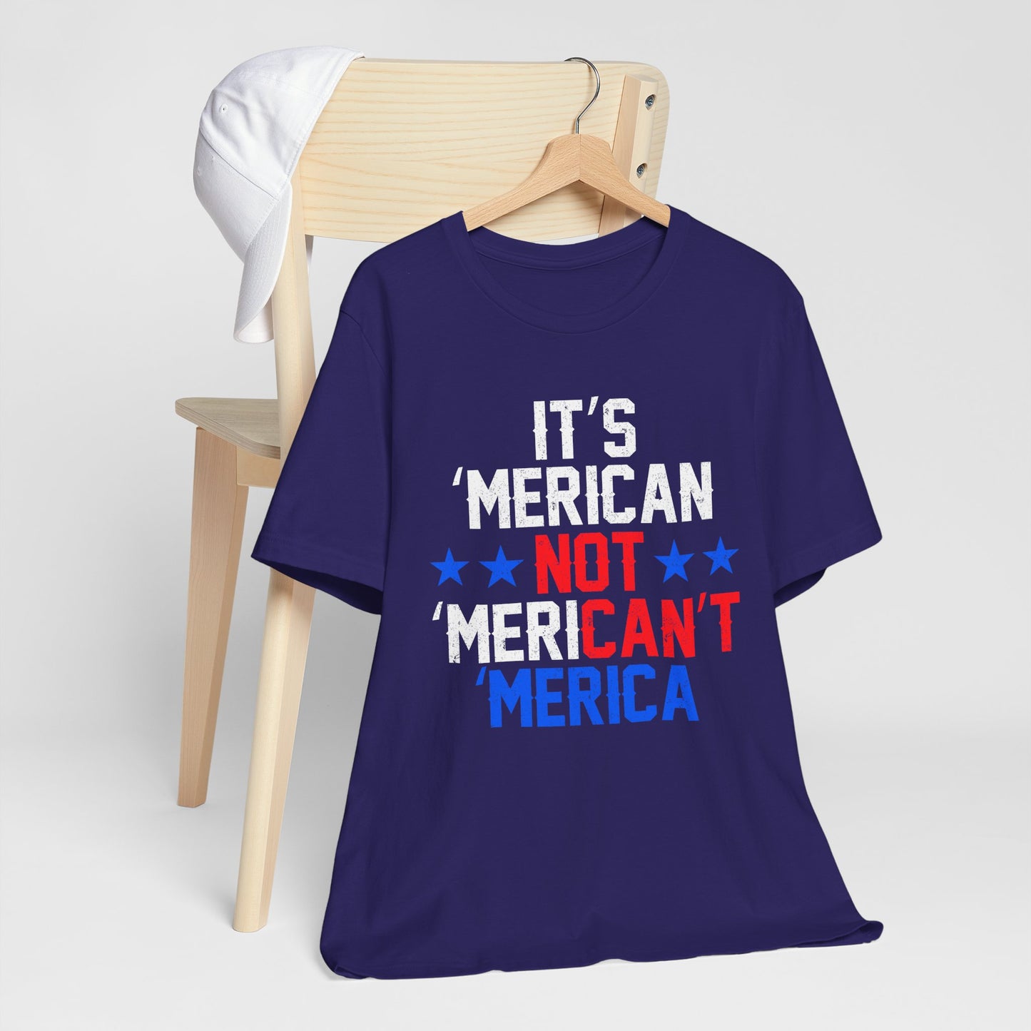 Patriotic Humor Tee, American Pride Shirt, Fun Casual Wear, Gift for Independence Day, Stylish Comfy T-Shirt - 13493