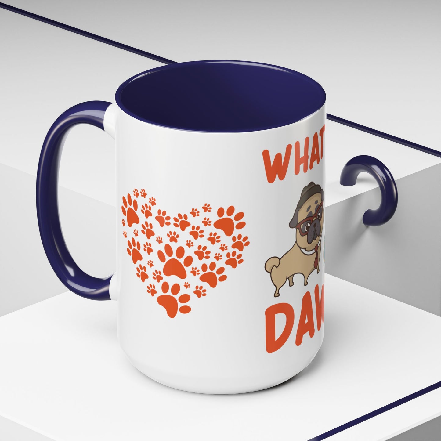 What up, Dawg - Accent Coffee Mug (11, 15oz)