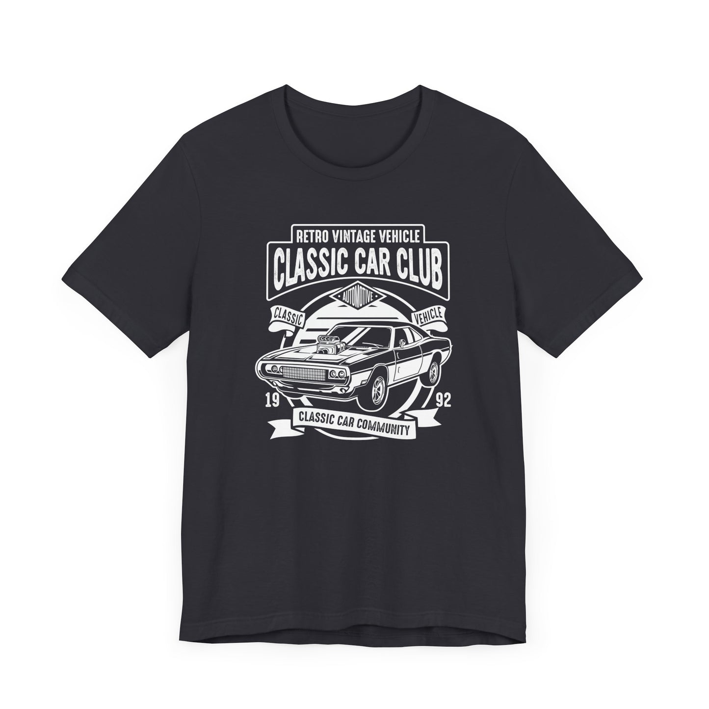 Retro Vintage Vehicle - Unisex Jersey Short Sleeve Tee