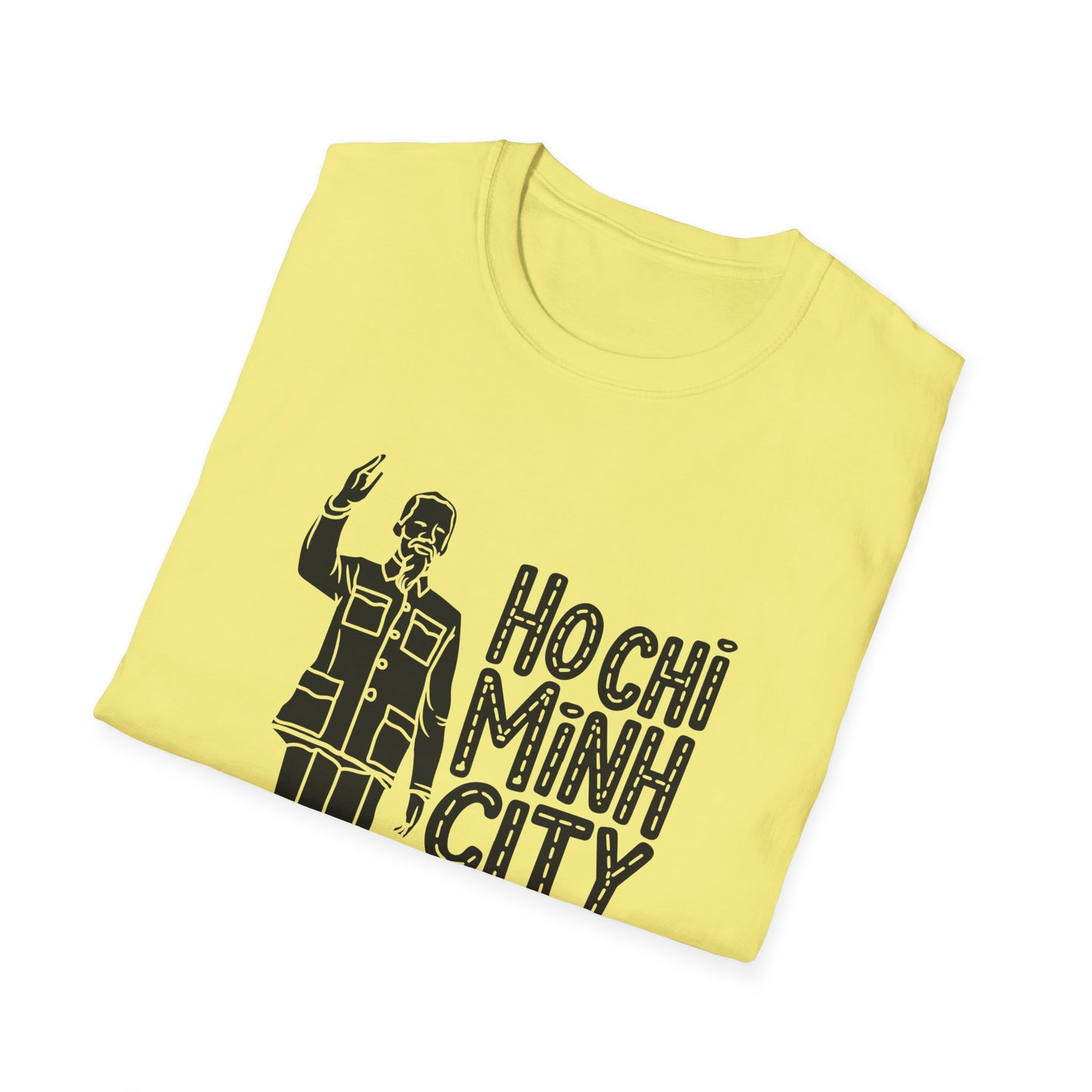 Hochi Minh City Graphic T-Shirt - Unisex Softstyle Tee - 12140